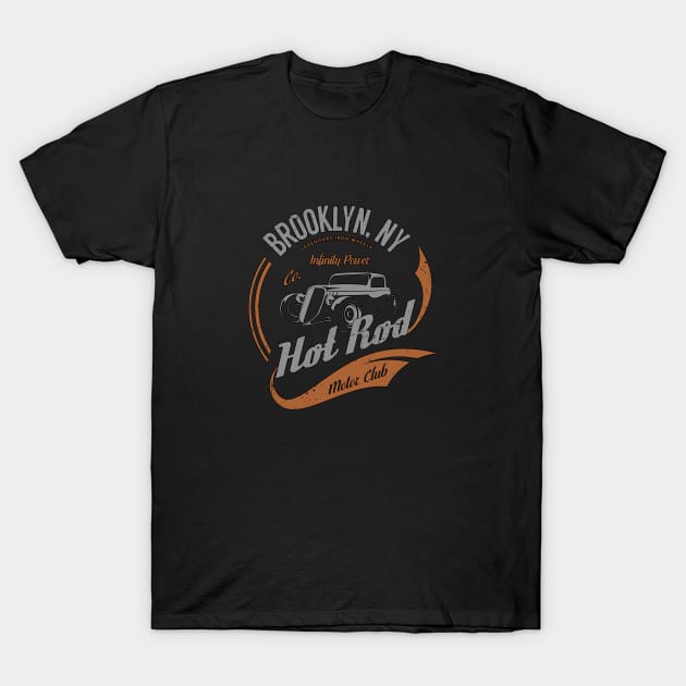 Brooklyn Hot Rod Classic Car T-Shirt by Jose Luiz Filho